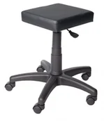 Krzesła i taborety kosmetyczne - Prosedia Taboret obrotowy kwadrat Magika SNK na kółkach, stopkach - miniaturka - grafika 1