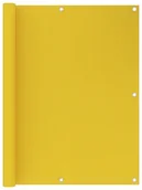 Markizy - VidaXL Lumarko Parawan balkonowy, żółty, 120x400 cm, HDPE 311001 VidaXL - miniaturka - grafika 1