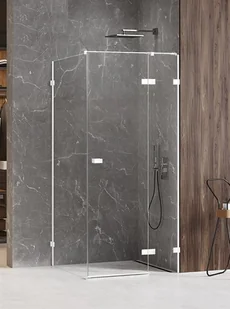 New Trendy EXK-2745 KABINA AVEXA WHITE PROSTOKĄTNA P 100x90x200 CZYSTE 6mm ACTIVE SHIELD - Kabiny prysznicowe - miniaturka - grafika 2