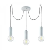 Lampy sufitowe - Leuchten Direkt 14776-22 - Żyrandol na lince TURN ME 3xE27/60W/230V - miniaturka - grafika 1