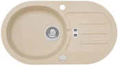 Zlewozmywaki - AXIS GROUP Zlew Malibu 30 1-komorowy beż - miniaturka - grafika 1