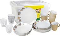 Kuchnia turystyczne i akcesoria - Brunner Melaminowe naczynia Camping naczynia Pepita elementów antislip 0830154N.C1C - miniaturka - grafika 1