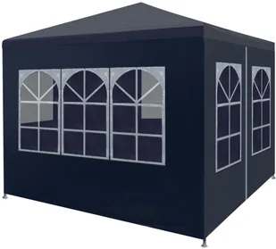 vidaXL Namiot imprezowy, 3 x 3 m, niebieski - Pawilony ogrodowe - miniaturka - grafika 9
