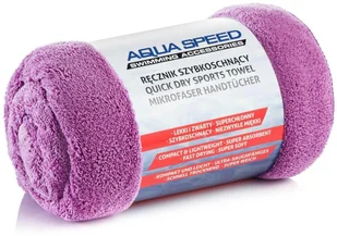 Aqua Speed Ręcznik Dry Coral 350g 50x100 fioletowy 09/157 - Pływanie - miniaturka - grafika 3