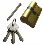 Zamki i wkładki - Gerda Wkładka Bębenkowa Do Zamka 30/30 Mosiądz Wk - miniaturka - grafika 1