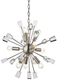 Endon Wisząca LAMPA designerska MIRO 90293 Endon metalowa OPRAWA gwiazda ZWIS explosion soleil złota przezroczysta 90293 - Lampy sufitowe - miniaturka - grafika 6