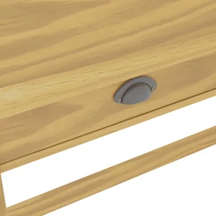 vidaXL Stolik konsola Hill Range, 2 szuflady, 110x45x74 cm, lita sosna vidaXL - Konsole i sekretarzyki - miniaturka - grafika 5