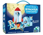 Puzzle - Zielona Sowa Puzzle 3D 12 elementów Składaj i baw się Rakieta - miniaturka - grafika 1