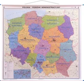 Atlasy i mapy - Nowa Era Polska podział administracyjny mapa ścienna 1:500 000 - miniaturka - grafika 1