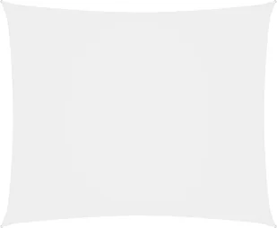 vidaXL Prostokątny żagiel ogrodowy z tkaniny Oxford, 4x6 m, biały 135272 - Parasole ogrodowe - miniaturka - grafika 2