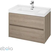 Szafki łazienkowe - Cersanit Szafka z umywalką dąb 80 Crea S801-289 - miniaturka - grafika 1