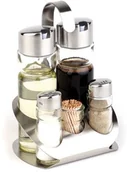 Wyposażenie lokali gastronomicznych - APS Zestaw do przypraw pięcioelementowy |130x110x(H)190mm 480 - miniaturka - grafika 1