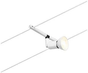 Paulmann System linkowy spot Salt max1x10W GU5,3 Biały mat/Chrom 12V DC 60VA twszt/metal PL94445) PL94445 - Oprawy, klosze i abażury - miniaturka - grafika 3