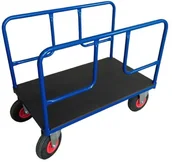 Wózki magazynowe - WIZ Wózek Platformowy 2-Poręczowy, Sklejka (1200X700), 250 Kg - miniaturka - grafika 1