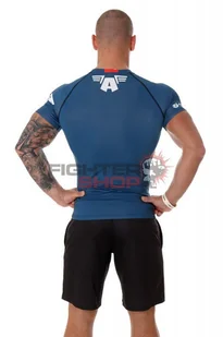 Poundout Rashguard shortsleeve MARVEL CAPTAIN AMERICA 2.0 - Kimona, stroje i obuwie - miniaturka - grafika 3