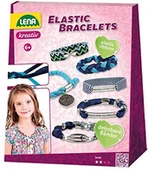 Zabawki kreatywne - Lena 42651 Elastic Bracelets zestaw do majsterkowania, kolorowy 42651 - miniaturka - grafika 1
