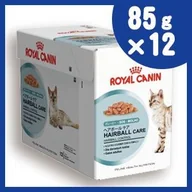 Mokra karma dla kotów - Royal Canin Hairball Care w sosie karma mokra w sosie dla kotów dorosłych, eliminacja kul włosowych 12x85g - miniaturka - grafika 1