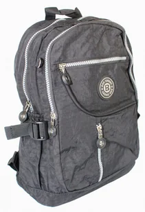 Bag Street Praktyczny Plecak Materiałowy BAG STREET 2216 CZARNY 35 x 26 x 15 cm - Plecaki - miniaturka - grafika 2