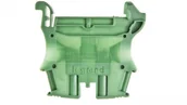 Kostki, złączki, wtyczki - Legrand Złączka szynowa 2-przewodowa 4mm2 zielona VIKING 037177 037177 - miniaturka - grafika 1