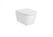 Miski WC - Roca A346528620 INSPIRA ROUND Miska podwieszana Rimless CPT 480x370 BIAŁY MAT - miniaturka - grafika 1