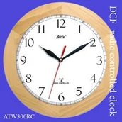 Zegary - Atrix Zegar drewniany sterowany radiowo K4 ATW300RC4 - miniaturka - grafika 1
