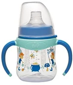 Butelki dla niemowląt - NIP nip trinklernfl PP popiołu z Soft-dziób silikonowe, 6 miesięcy + do picia, 150 ML  150 ml niebieski - miniaturka - grafika 1