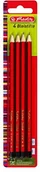 Ołówki - Herlitz ołówki scolair z Tip, HB, nietłukące wkład, 4 sztuki w kartę blistrową 4008118670029 - miniaturka - grafika 1