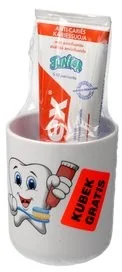 Gaba International Elmex promocyjny zestaw dla dzieci pasta do zębów 5-12 lat 75 ml + kubek GRATIS ! - Pasty do zębów - miniaturka - grafika 3