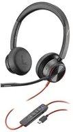Słuchawki - Plantronics Poly Blackwire 8225-M Czarny - miniaturka - grafika 1