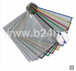 TARIFOLD PANEL PREZENTACYJNY A4 10SZT. OTWARCIE Z GÓRY KOLOR SZARY - Akcesoria do projektorów - miniaturka - grafika 2