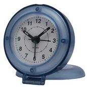 Zegary - Atrix Budzik kwarcowy z klapką #8024BL 8024BL - miniaturka - grafika 1