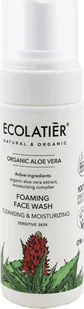FITOCOSMETICS Ecolatir Organic Aloe Vera Pianka do mycia twarzy - Kremy oczyszczające - miniaturka - grafika 2