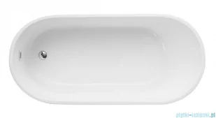 Besco Melody wanna 150x80cm wolnostojąca z syfonem #WAS-150-M | - Wanny z hydromasażem - miniaturka - grafika 4