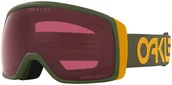 Gogle narciarskie - Oakley Flight Tracker XS Gogle zimowe, FP dark brush mustard yellow/prizm snow dark grey 2020 Gogle narciarskie OO7106-21 - miniaturka - grafika 1
