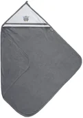 Okrycia kąpielowe dla dzieci - BabyMatex Multitex Maxi kąpielowe okrycie niemowlęce 100x100 cm grafitowe - miniaturka - grafika 1