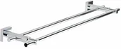 Wieszaki łazienkowe - Tesa hukk roztwór podwójny wieszak na ręczniki (chromowany, nierdzewny, w zestawie, utrzymuje się do 12 kg, 50 MM X 700 MM X 160 MM) (40253-00000-00) - miniaturka - grafika 1