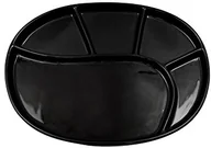 Zestawy do fondue - kela Talerz do fondue vroni ceramika Czarny 67405 - miniaturka - grafika 1