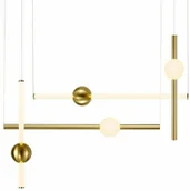 Lampy sufitowe - Step into Design Lampa wisząca O-LINE L-4 LED mosiądz 110 cm ST-1691L-4 - miniaturka - grafika 1