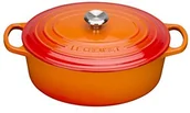 Naczynia żaroodporne - Le Creuset Signature brytfanna żeliwna, owalna, odporna na zadrapania, do wszystkich rodzajów kuchenek, do piekarnika, zamrażarki, zmywarki 21178270902430 - miniaturka - grafika 1