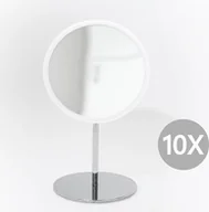 Lusterka do makijażu - Bosign Lusterko powiększające AirMirror x10 białe stojące 263159 - miniaturka - grafika 1