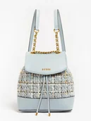 Plecaki - Guess Tweedowy Plecak Model Kimi 7624302394310 - miniaturka - grafika 1