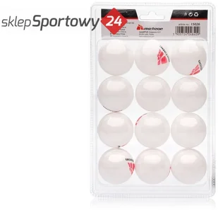 Meteor PIŁECZKI DO TENISA STOŁOWEGO 12 SZT BIAŁ - Tenis stołowy - miniaturka - grafika 2