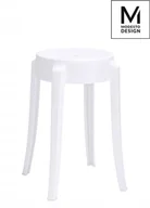 Stoliki dla dzieci - Modesto stołek Calmar 46 biały - polipropylen - miniaturka - grafika 1