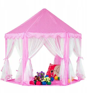 Namiot dla Dzieci do Domu Ogrodu Zamek Domek 140cm - Namioty i tipi dla dzieci - miniaturka - grafika 2