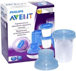 Philips Pojemniki na pokarm VIA 180ml + pokrywki - Akcesoria do karmienia - miniaturka - grafika 3