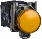 Pozostałe oświetlenie - Schneider Lampka-sygnalizacyjna-pomarańczowa-żarówka-110-120V-metalowy-typowa XB4BV35 - miniaturka - grafika 1