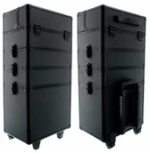 Kosmetyczki, organizery i kuferki - Kuferek kosmetyczny walizka XXL troley na kółkach - miniaturka - grafika 1