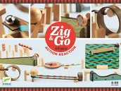 Układanki dla dzieci - Djeco tor do układania zig&go 48 elementów - miniaturka - grafika 1