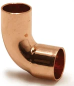 Rury - Kolano Miedziane Jednokielichowe 1K Fi 22 Cu - miniaturka - grafika 1