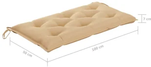 vidaXL 2-os huśtawka ogrodowa bambus i liście palmy poduszka 202cm 3063934 - Huśtawki - miniaturka - grafika 47